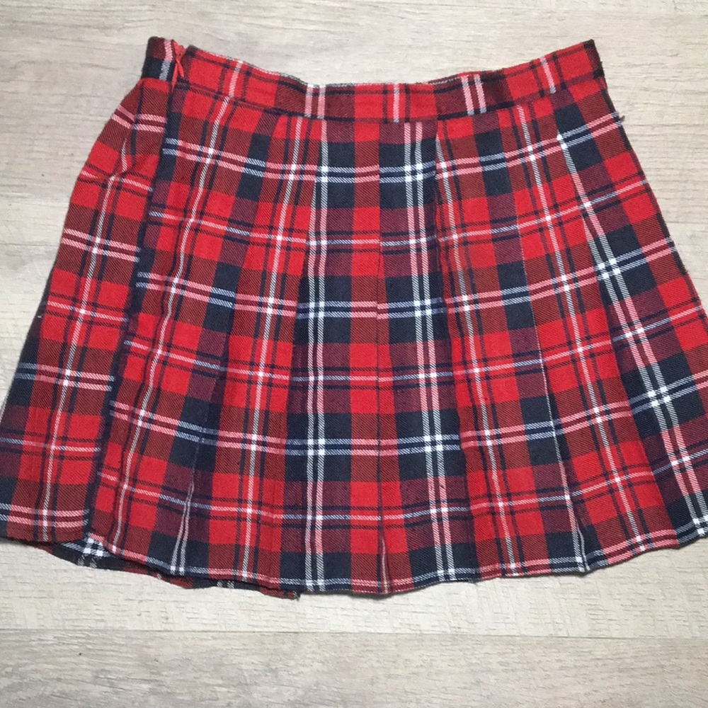 School girl pleaded skirt.